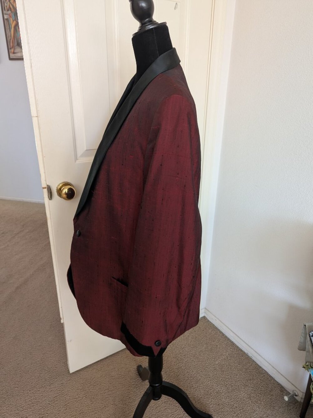 Vintage Rossini B&B Larrys Mens Jacket 1950's-60's Rat Pack Style 46 Chest - Picture 4 of 11